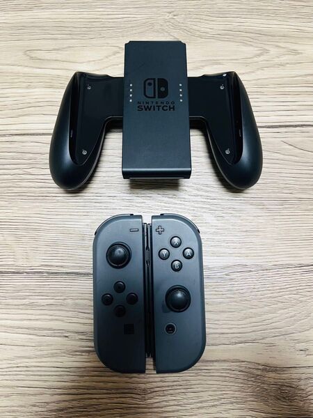 任天堂スイッチ Switch 純正ジョイコン グリップ ストラップセット Nintendo ジョイコン L R