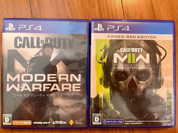 PS4 コール オブ デューティ モダン・ウォーフェア 2本セット COD MW1, MW2