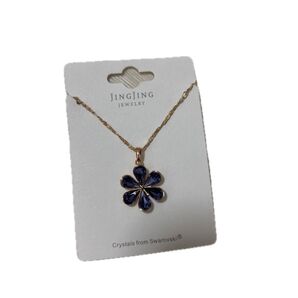 アクセサリー ゴールド お花 ネックレス