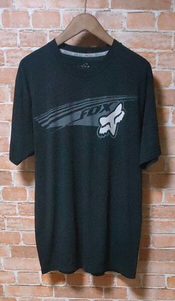 アメリカ古着 90's fox racing ヴィンテージ Tシャツ モトクロス BMX サイズL ブラック