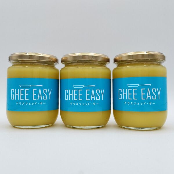 【新品】フラットクラフト GHEE EASY グラスフェッドギー200g ×3個