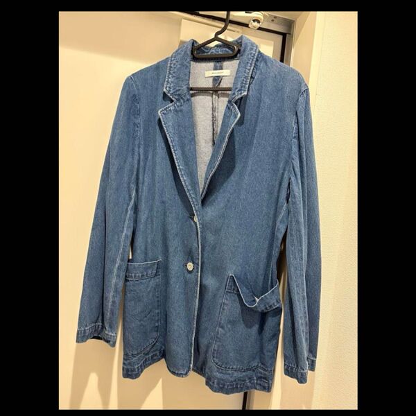 MOUSSY デニムテーラードジャケット 美品 テーラードジャケット ジャケット 長袖