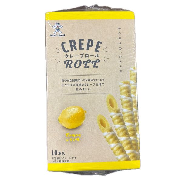 WANT-WANT クレープロール レモン味 10箱