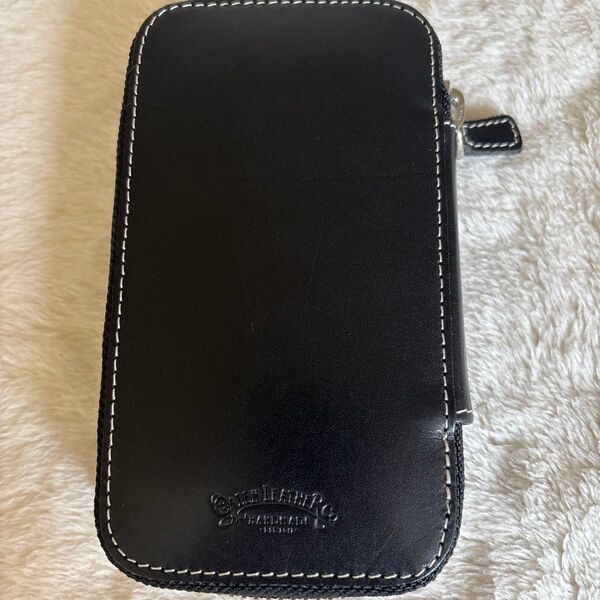 ガレンレザー ブラック 6本差しスロットペンケース Galen Leather ペンケース