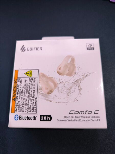 Edifier Comfo C オープンイヤー ワイヤレスイヤホン イヤーカフ ピンクローズ