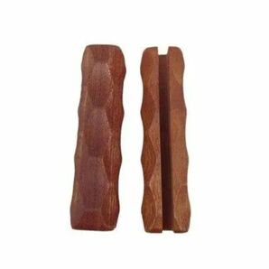 【2個セット】マルチグリドル 木製取手 鉄板取手 名栗 キャンプ アウトドア 木製グリップ