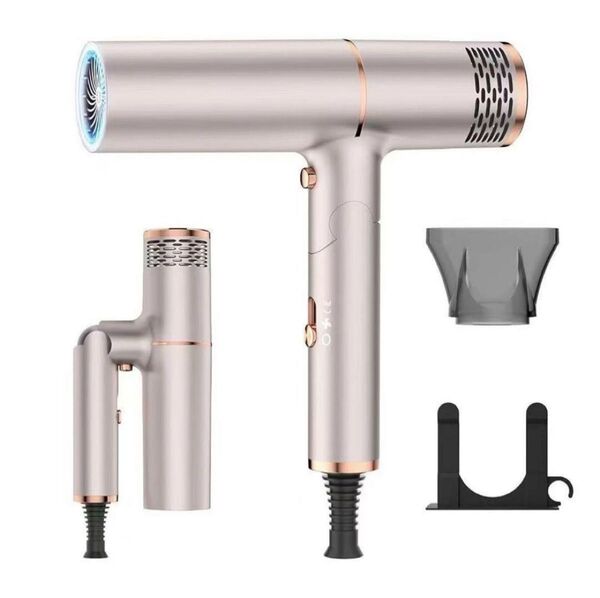 サロン専売品 ヘアドライヤー 大風量 速乾 1500W マイナスイオン 折りたたみ