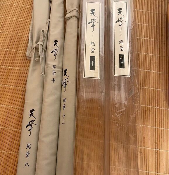 へら竿 竿掛け daiwa 天峰総塗 3本と竿掛けセット へらぶな ダイワ ヘラブナ竿 おまけで針外しと針や糸などの小物付き