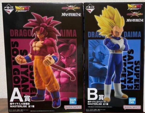 ドラゴンボール 一番くじ VSオムニバスCROSS a賞 b賞 フィギュア 孫悟空 ベジータ