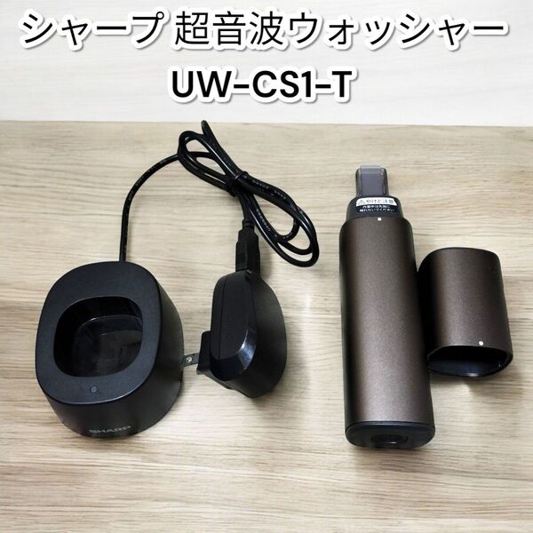 ★美品・生産終了★シャープ 超音波ウォッシャー UW-CS1-T SHARP