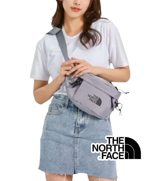 【新品未使用 】 THE NORTH FACE ノースフェイス ホワイトレーベル ボディバッグ ウエストポーチ グレー