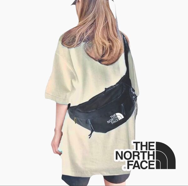 【新品未使用 】 THE NORTH FACE ノースフェイス ホワイトレーベル ボディバッグ ウエストポーチ ブラック