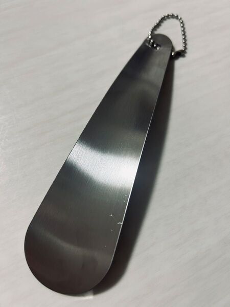 新品未使用品 キーホルダー 携帯くつべら ステンレス靴べら