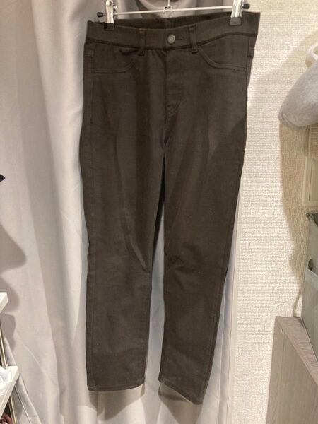 ユニクロ UNIQLO ウルトラストレッチレギンスパンツ ボトムス ダークブラウン M