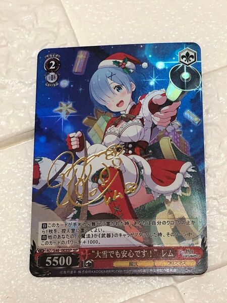 大雪でも安心です レム a.c.g サイン ゴールド