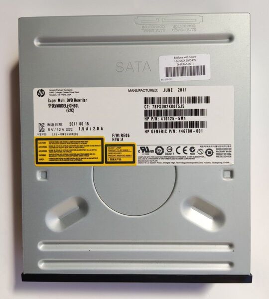 Hitachi LG SATA接続 DVDスーパーマルチ GH60L