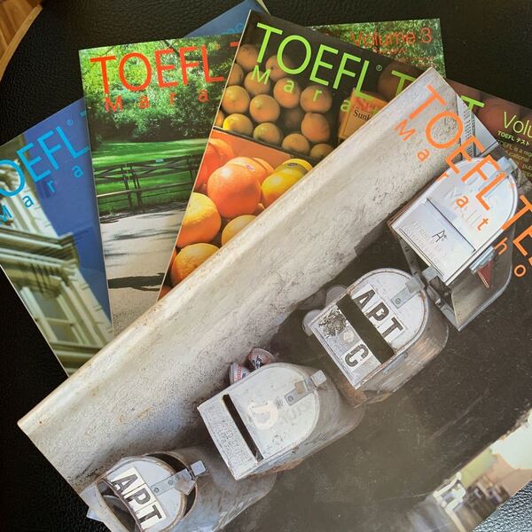 TOEFL TEST Marathon vol.1〜4 CD付き