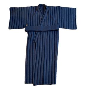 メンズ浴衣ストライプ柄 グレー系