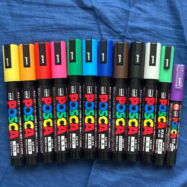 ポスターカラーマーカー POSCA ポスカ 12色