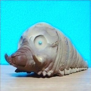 モスラ 幼虫 フィギュア 1992 バンダイ 旧ムービーモンスターシリーズ 怪獣ソフビ 美品 ゴジラシリーズ