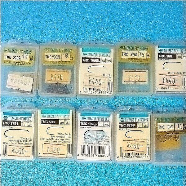 フライフック セット販売 訳あり品 フライフィッシング ティムコ 毛バリ釣り テンカラ タイイングマテリアル お買い得品