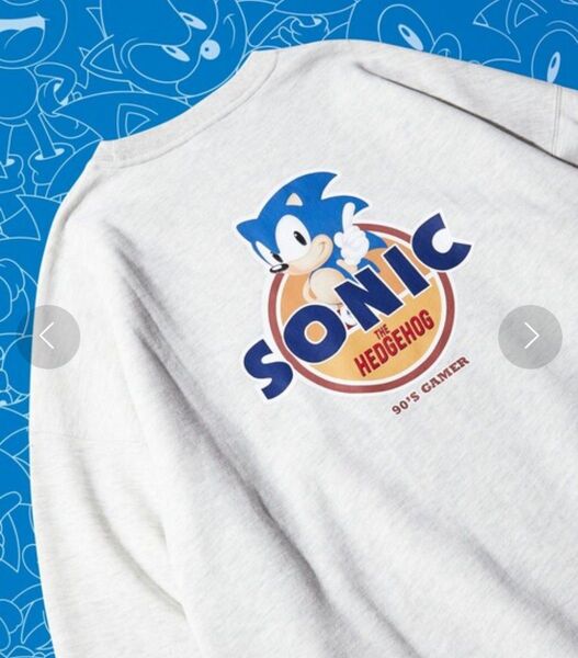 WEB限定 SONIC THE HEDGEHOG/ソニック・ザ・ヘッジホッグ 別注 ビッグシルエット