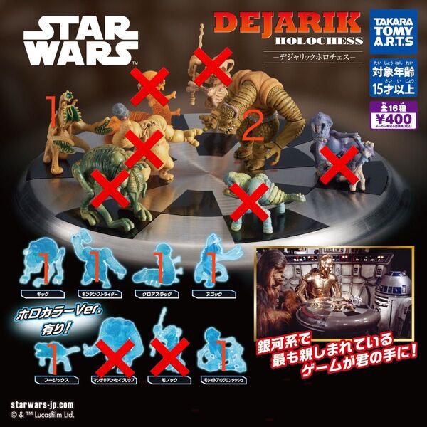 スター・ウォーズ デジャリック ホロチェス