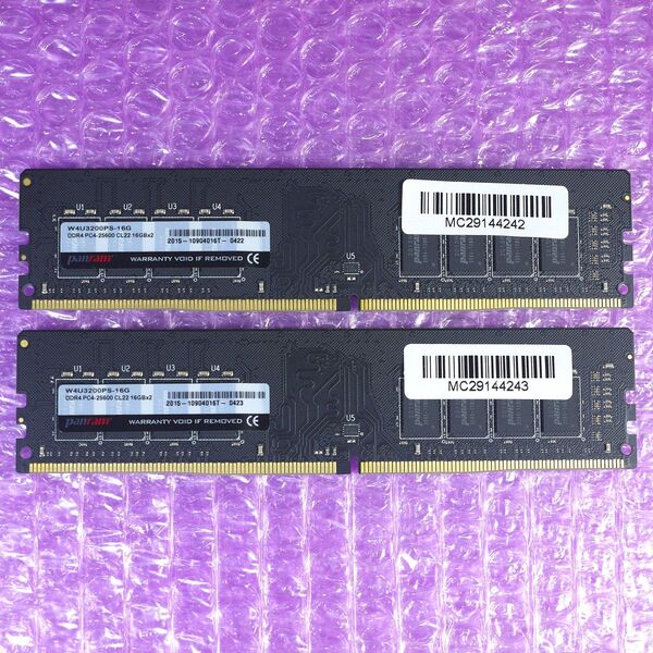 CFD Panram DDR4 メモリ DDR4-3200Mhz (PC4-25600) 16GB×2枚 32GB