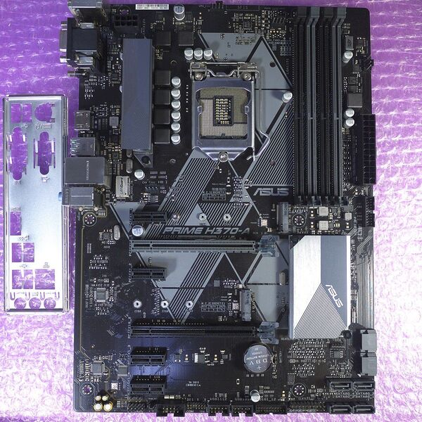 ASUS PRIME H370-A マザーボード ATX LGA1151 (BTO取り外し品)