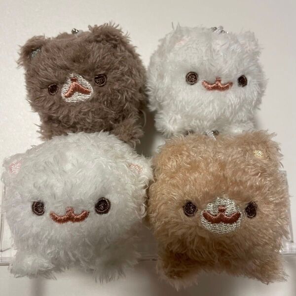 ポメラニアンもち ふわふわぬいぐるみ ガチャ 4点 コンプ
