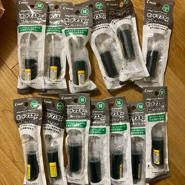 PILOT ホワイトボードマーカー カートリッジ グリーン 12個まとめ売り