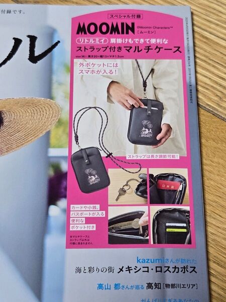 リンネル 雑誌付録 MOOMIN ムーミンマルチケース