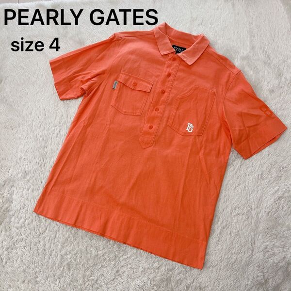 PEARLY GATES パーリーゲイツ ゴルフウェア 半袖 ポロシャツ メンズ 4