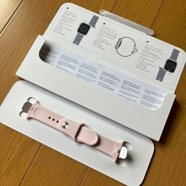 Apple純正 Apple Watch 41mmケース用 ライトピンク スポーツバンド S/Mサイズ