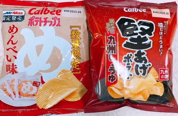 【数量限定】ポテトチップスめんべい味 堅あげポテト #165