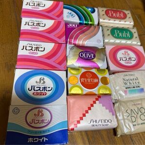 資生堂石鹸 詰め合わせ15個。新品です。 レトロ新品混合。化粧石鹸。SHISEIDO④