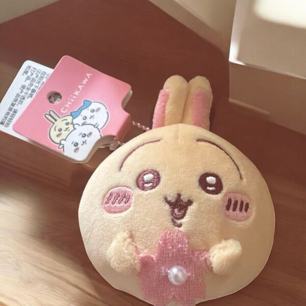 ちいかわ Miniso 中国限定 ちいかわ 桜の季節 新品マスコット うさぎ ぬいぐるみ。