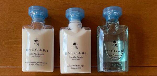 ブルガリ オーテブルー3点セット。新品未開封。BVLGARI。シャンプー、コンディショナー、ボディローション。 コスメ