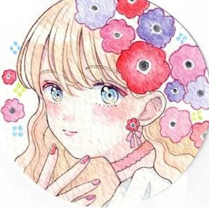 【ドローイング①】手描きイラスト 原画 ミニカード