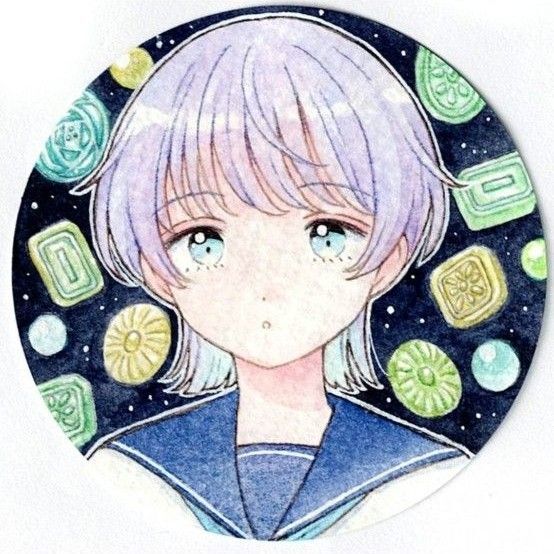 【ドローイング⑧】手描きイラスト 原画 ミニカード