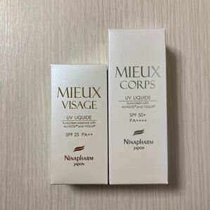 《2個ずつ》ニナファーム UVリキッド ミュー ヴィサージュ②コール②日焼け止め