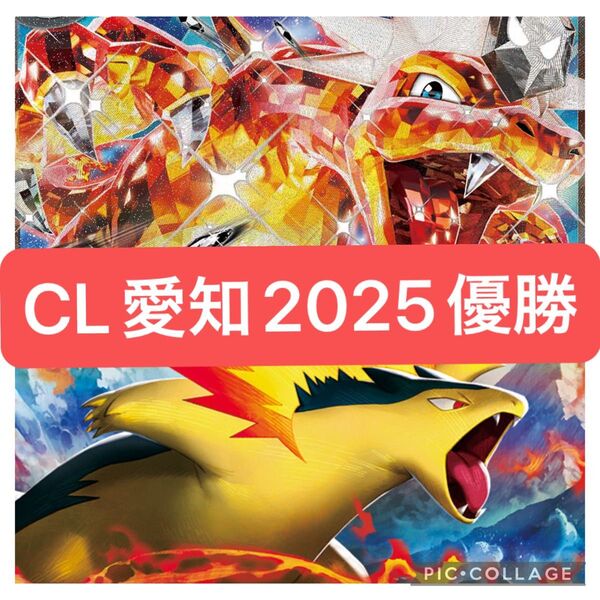 【本格ガチ構築】CL愛知2025ジュニア優勝 リザードンex&バクフーンデッキ リザードンex ヒビキのバクフーン