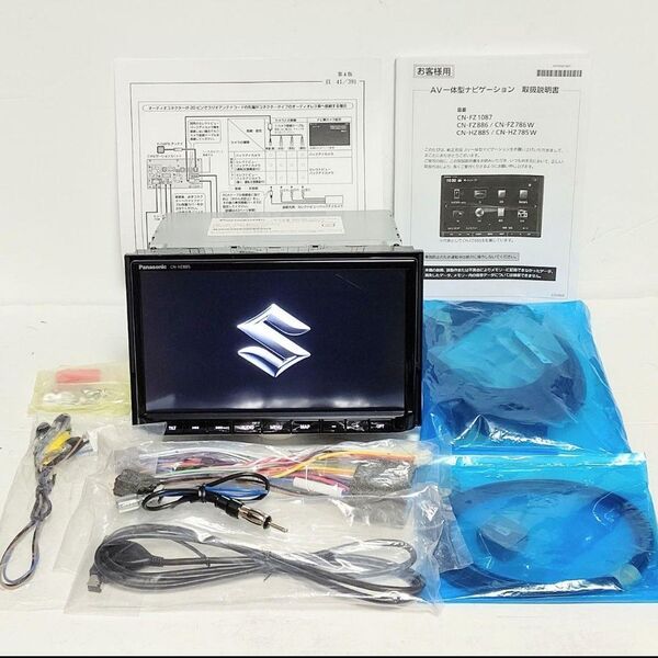 美品ススギ純正PanasonicCN-HZ885ZA/8型ナビ/2023年度版地図データ/スタンダードモデル/ 新型スペーシア対応