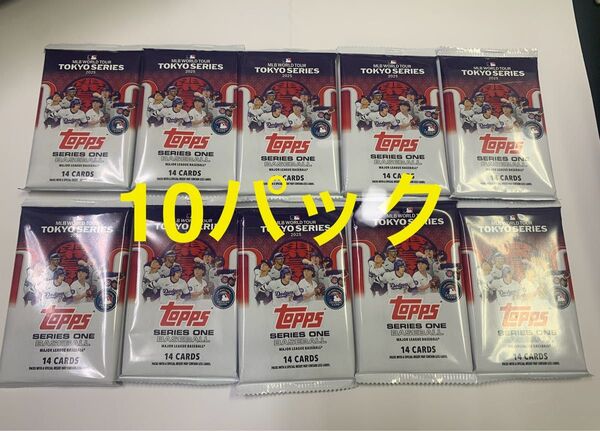 新品未開封★10パック★Topps MLB-SERIES 1 2025 MLB TOKYO SERIES 開幕戦 完売品 box
