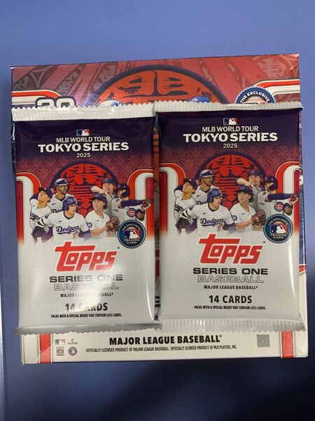 新品未開封★2パック★Topps MLB-SERIES 1 2025 MLB TOKYO SERIES 開幕戦 Box 大谷翔平