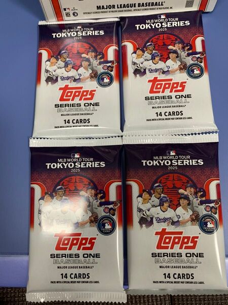 新品未開封★4パック★Topps MLB-SERIES 1 2025 MLB TOKYO SERIES 開幕戦 完売品 box