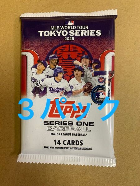 新品未開封★3パック★Topps MLB-SERIES 1 2025 MLB TOKYO SERIES 開幕戦 Box 大谷翔平
