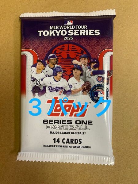 新品未開封★3パック★Topps MLB-SERIES 1 2025 MLB TOKYO SERIES 開幕戦 box 大谷翔平