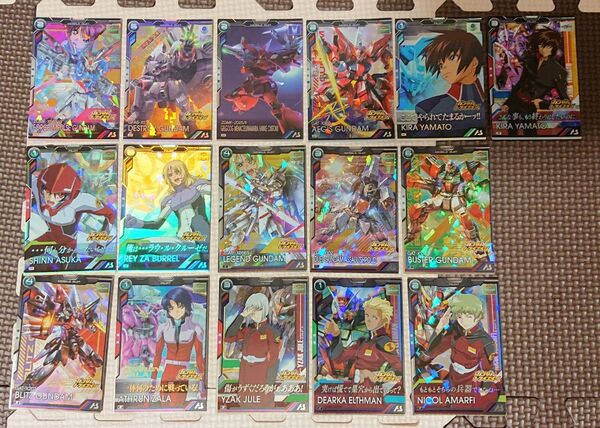 アーセナルベース BOOSTER PACK ブースター パック ガンダム SEEDシリーズ vol.2 Mレア以下 16枚セット