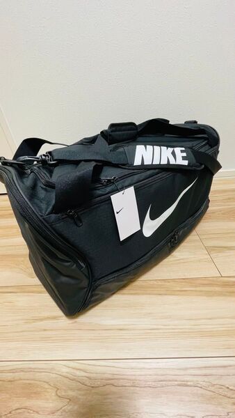 タグ付き NIKE ナイキ ブラジリア ダッフル ボストンバッグ 60L 黒色